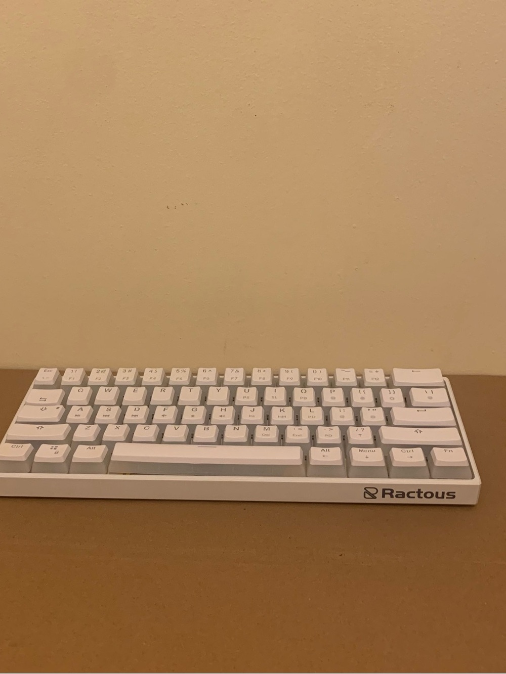 White RGB Mechanical Gaming Keyboard - Rainbow Backlight